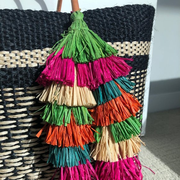 Mar Y Sol Ibiza Tote in Black - Picture 2 of 5